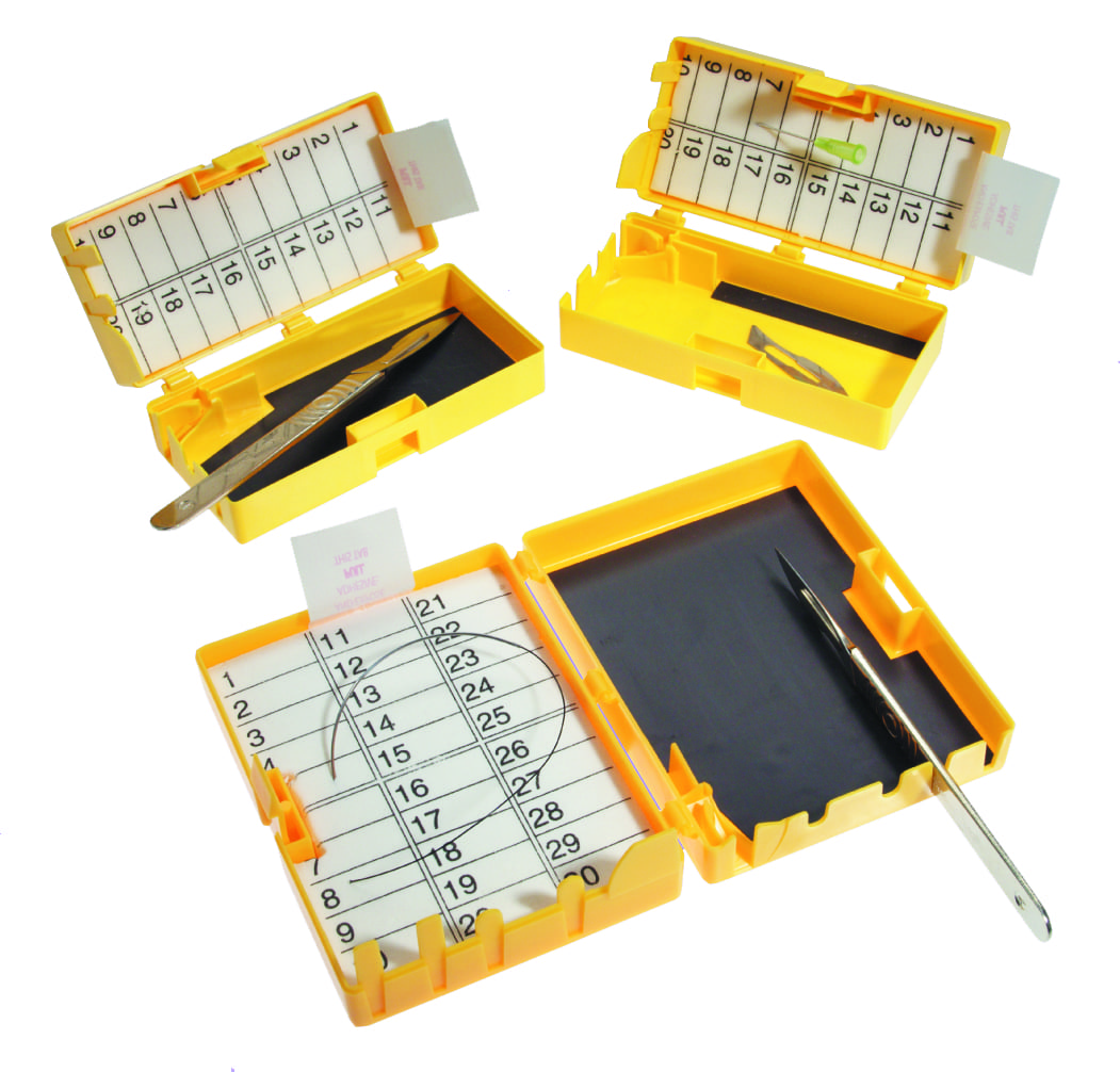 Sharps Safety Station™ Safe Sharps Management Purple Surgical